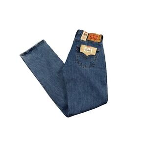 Levis 501 Original Jeans Regular Fit Straight Leg 32x36 Button Fly Denim NWT